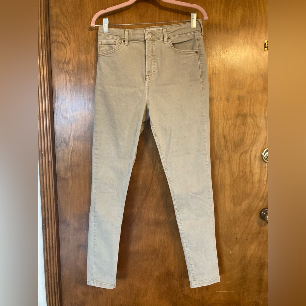 Topshop Jamie skinny jeans in sand - NWOT